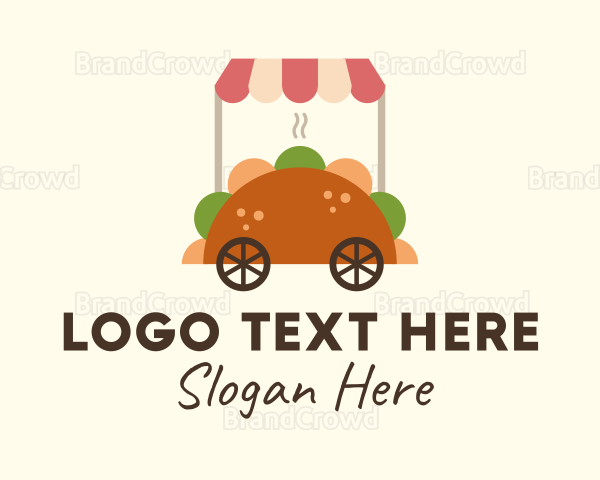 Taco Food Cart Logo