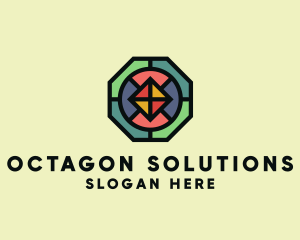 Octagon - Octagon Polygon Mosaic logo design