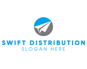 Distribution - Paper Airplane Travel logo design