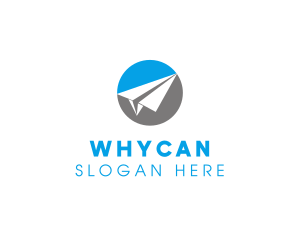 Application - Paper Airplane Travel logo design