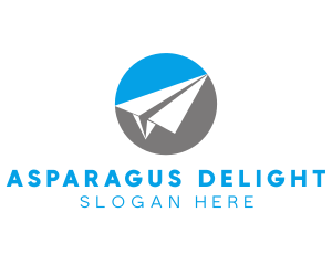 Paper Plane Travel logo design