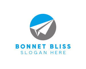 Paper Plane Travel logo design