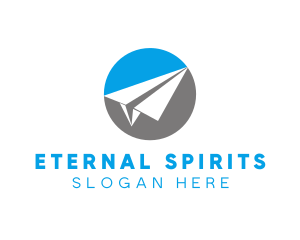 Paper Plane Travel logo design