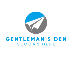 Paper Plane Travel logo design