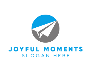 Paper Plane Travel logo design