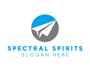 Paper Plane Travel logo design