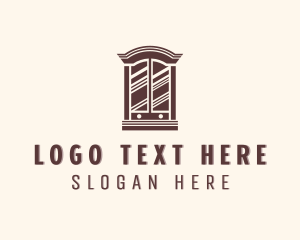 Cupboard - Cabinet Furniture Woodwork logo design