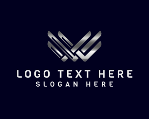 Modern - Metalworks Gradient Business logo design