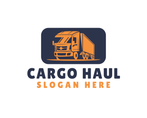 Truck Cargo Moving logo design