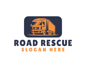 Towing - Truck Cargo Moving logo design