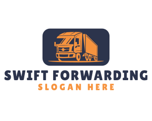 Truck Cargo Moving logo design