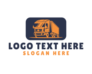 Truck Cargo Moving Logo