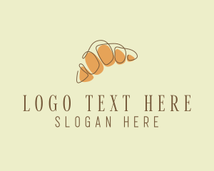 Bread - Croissant Pastry Patisserie logo design