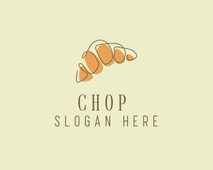 Croissant Pastry Patisserie logo design