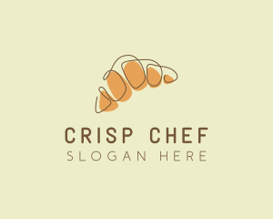 Croissant Pastry Patisserie logo design