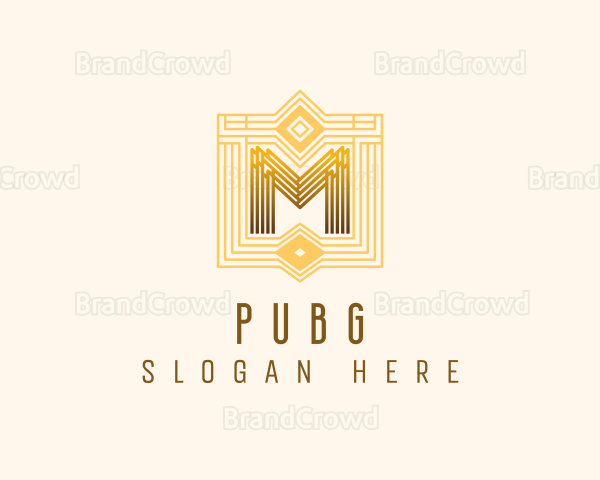 Geometric Art Deco Luxury Logo