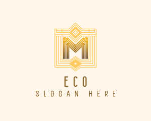 Ornament - Geometric Art Deco Luxury logo design