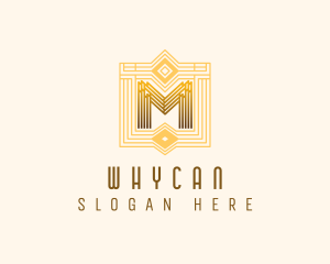 Etsy Store - Geometric Art Deco Luxury logo design