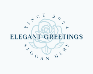 Elegant Flower Boutique logo design