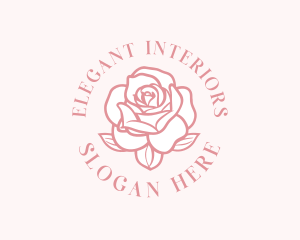 Elegant Flower Boutique logo design