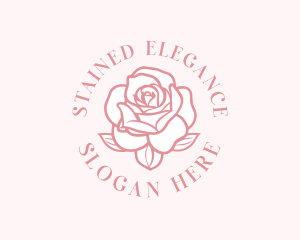 Elegant Flower Boutique logo design