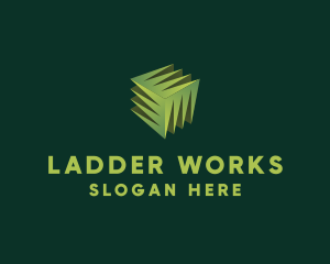 3D Lawn Grass logo design