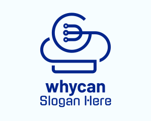 Digital Cloud Storage Logo