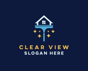 Window Wiper Cleaning logo design