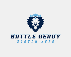 Lion Boxing Gym logo design