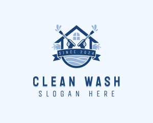 Cleaning Pressure Washer logo design