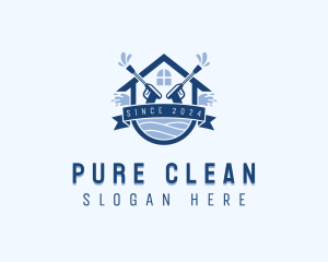 Cleaning Pressure Washer logo design