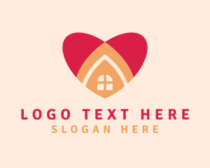 Shelter - Love House Realty logo design