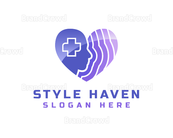 Mental Health Heart Logo