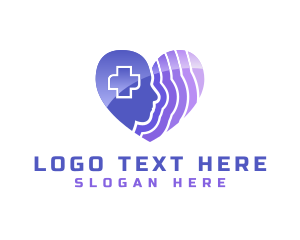 Psychiatry - Mental Health Heart logo design
