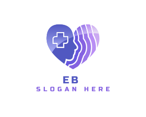 Emotion - Mental Health Heart logo design