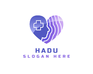 Clinic - Mental Health Heart logo design