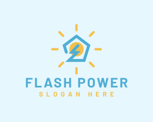 Electric Power Home logo design