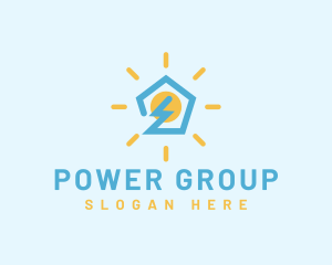 Electric Power Home logo design