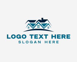 Lease - Property Roofing Contractor logo design