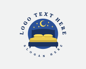 Night - Bed Mattress Furniture logo design