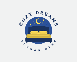 Bed Mattress Furniture logo design