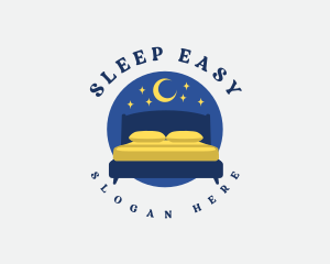 Bed Mattress Furniture logo design