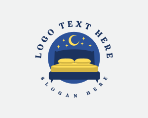 Bed Mattress Furniture Logo