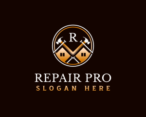 Hammer Carpentry Repair logo design