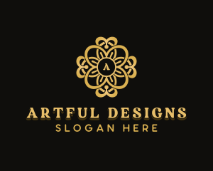 Luxury Floral Jewelry logo design