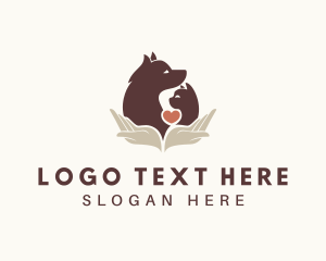 Kitty - Cat & Dog Pet Care logo design