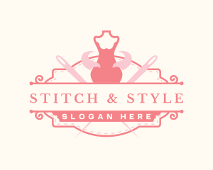 Mannequin Tailor Dressmaker logo design