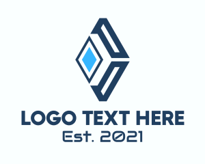 Agency - Cyber Gaming Diamond logo design