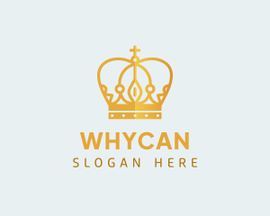 High End - Regal Monarch Crown logo design