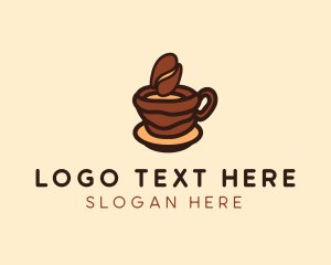 Roast - Roast Coffee Bean logo design